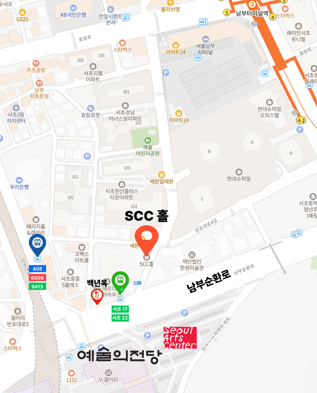 행사장 오시는 길 안내 이미지